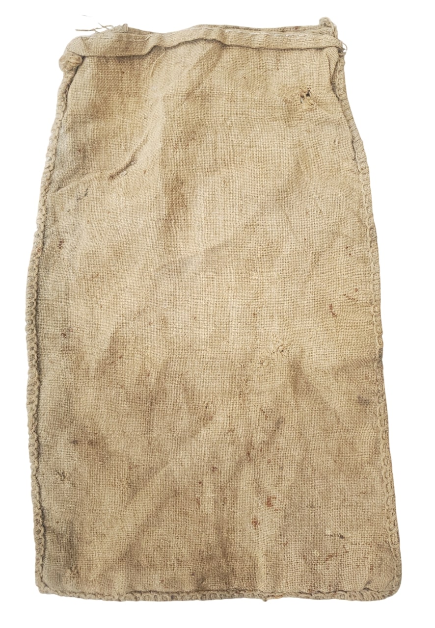 militaria : Sac de sable toile de jute GB WW2