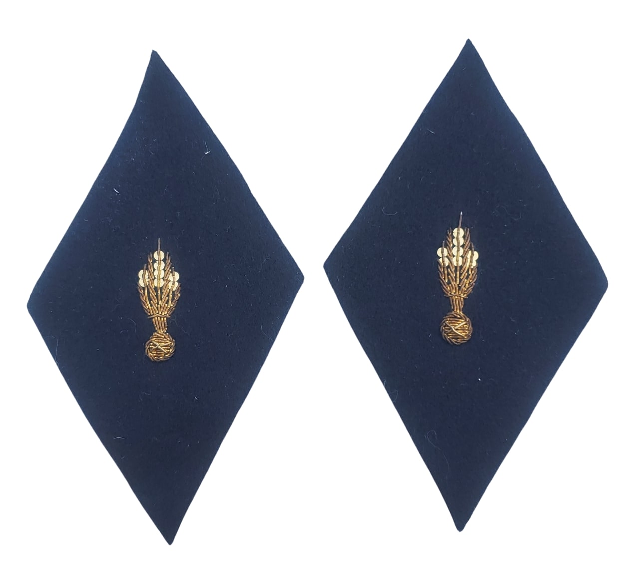 militaria : Paire pattes de collet GRM FR WW2