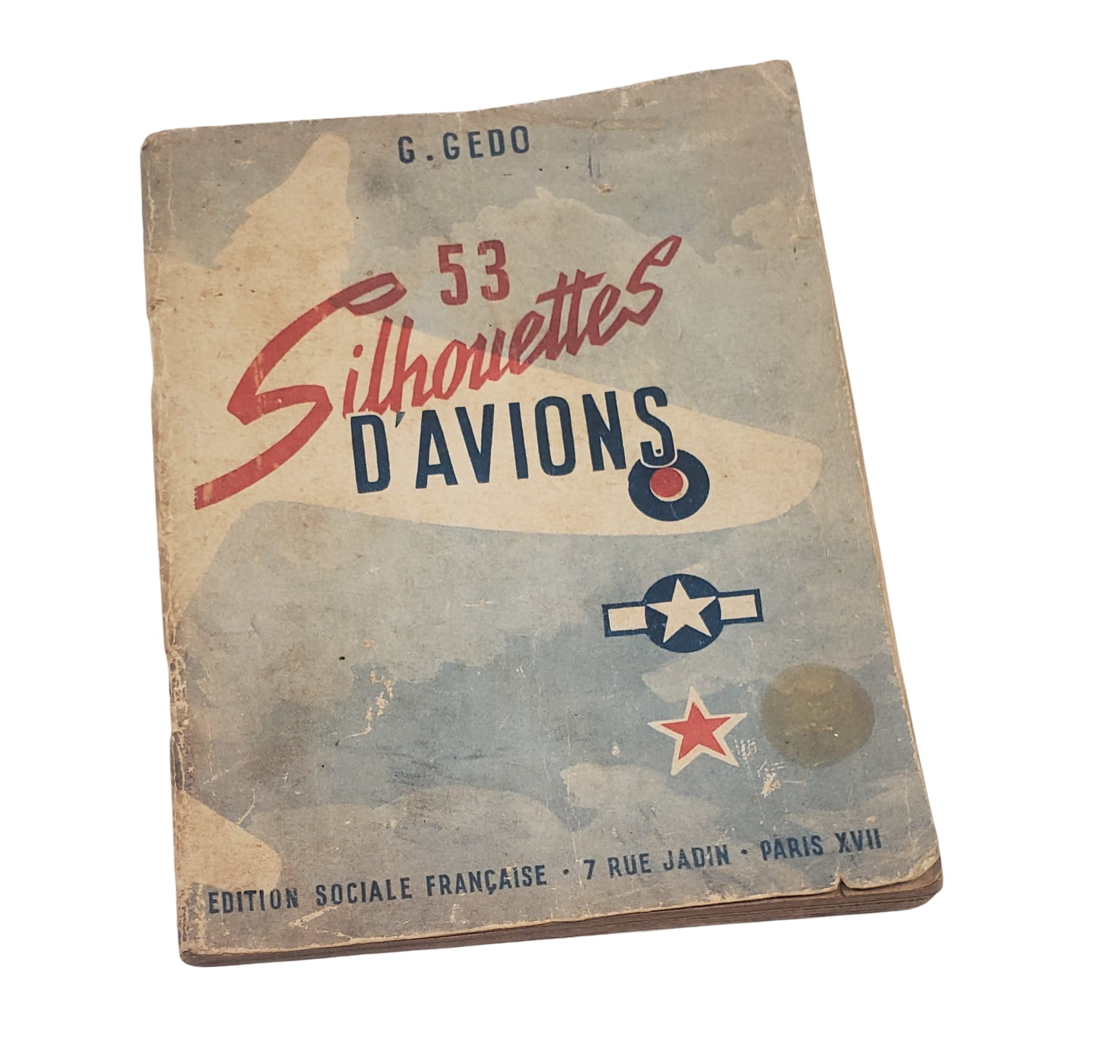 militaria : Livret identification silhouettes avions US/FR WW2