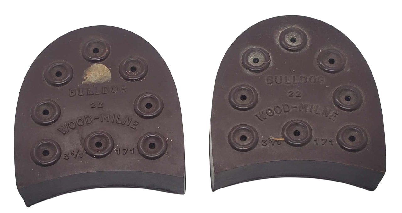 militaria : Paire de talons pour brodequins US WW2