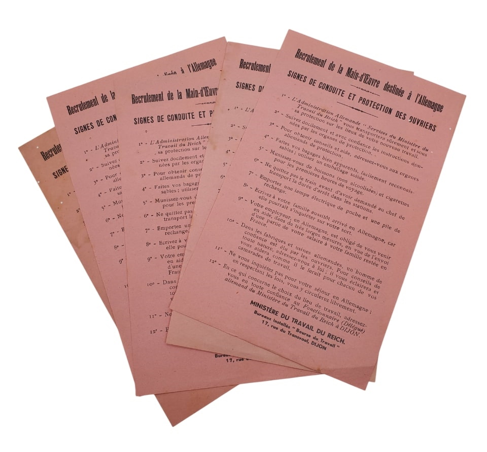 militaria : Tracts d'engagement dans le STO FRWW2