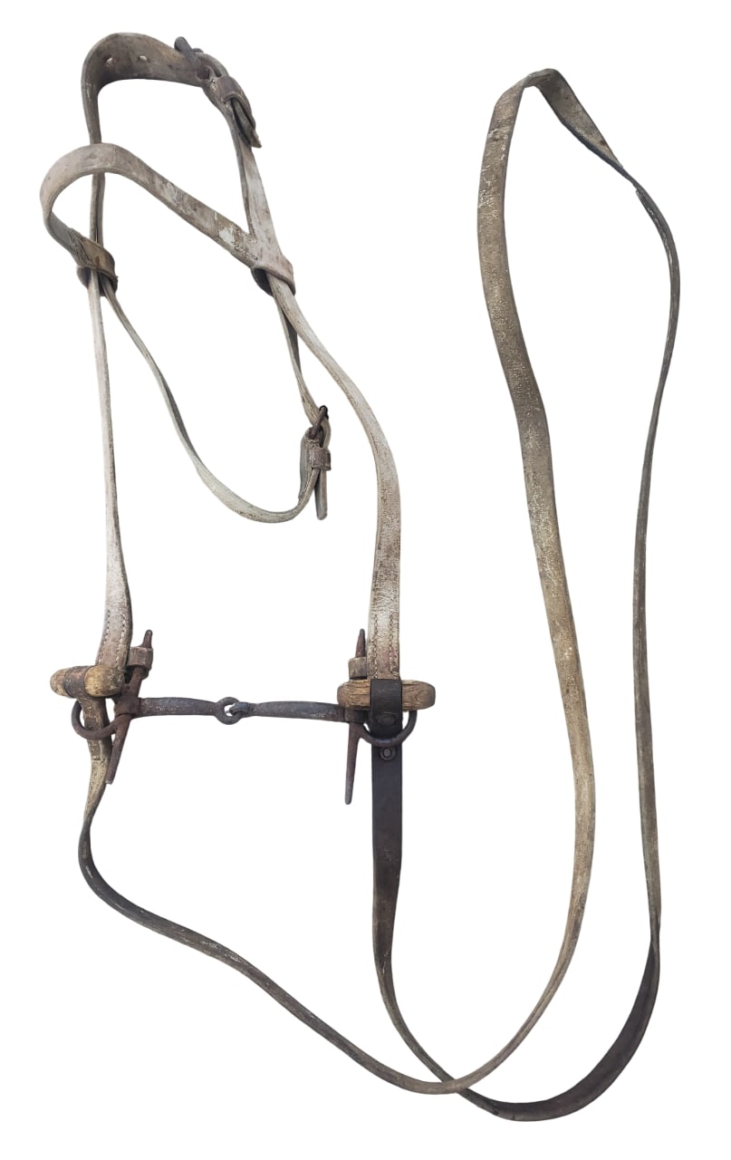 militaria : Bridon de cantonnement cheval FR WW1 - WW2