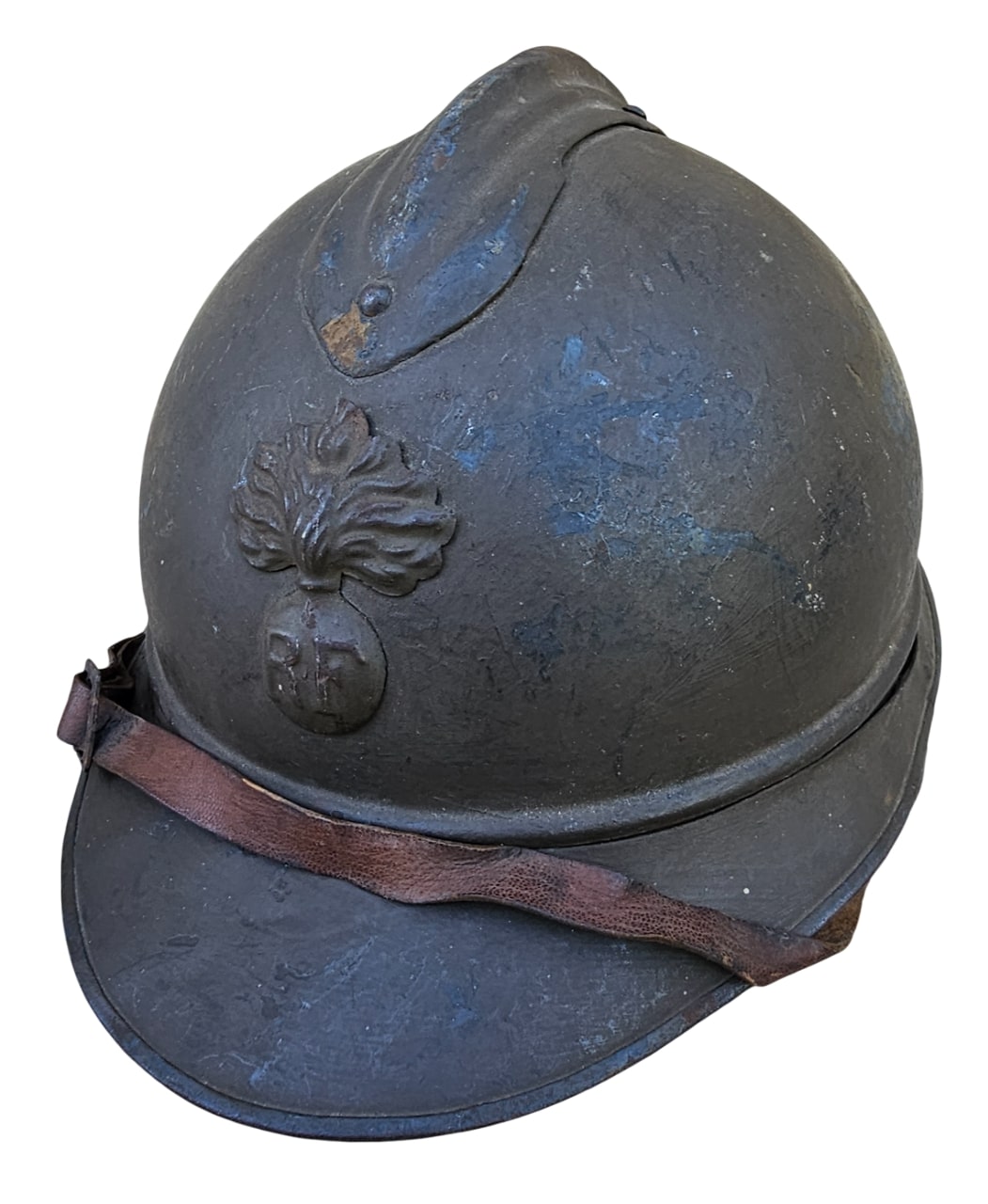militaria : Casque adrian modèle 1915 toutes armes reconditionné FR40