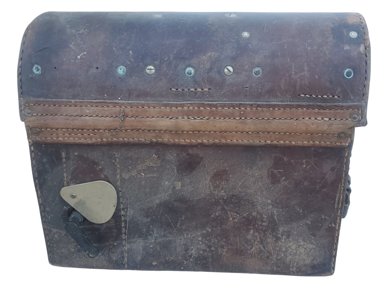 militaria : Téléphone d'infanterie de campagne modèle 1909 Suisse WW1