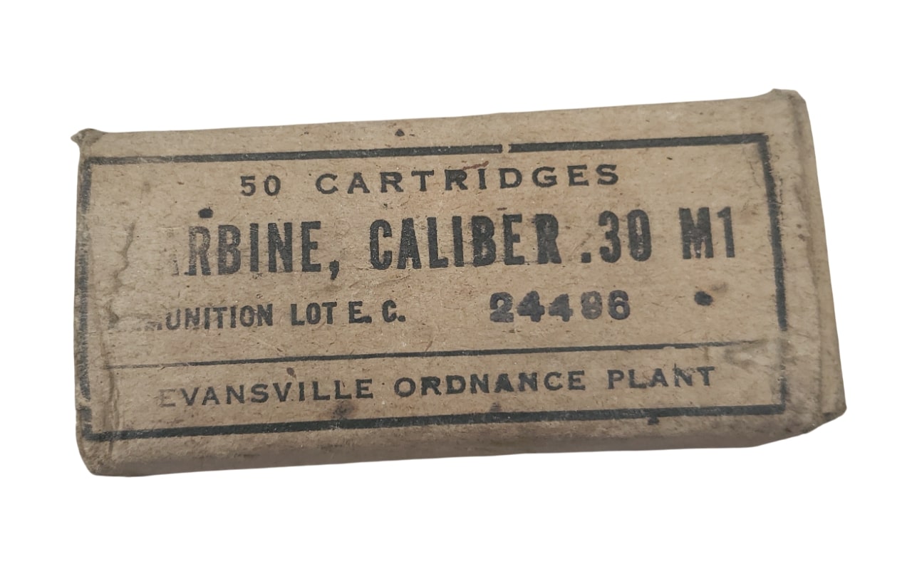 militaria : Boite carton vide 30M1 US WW2