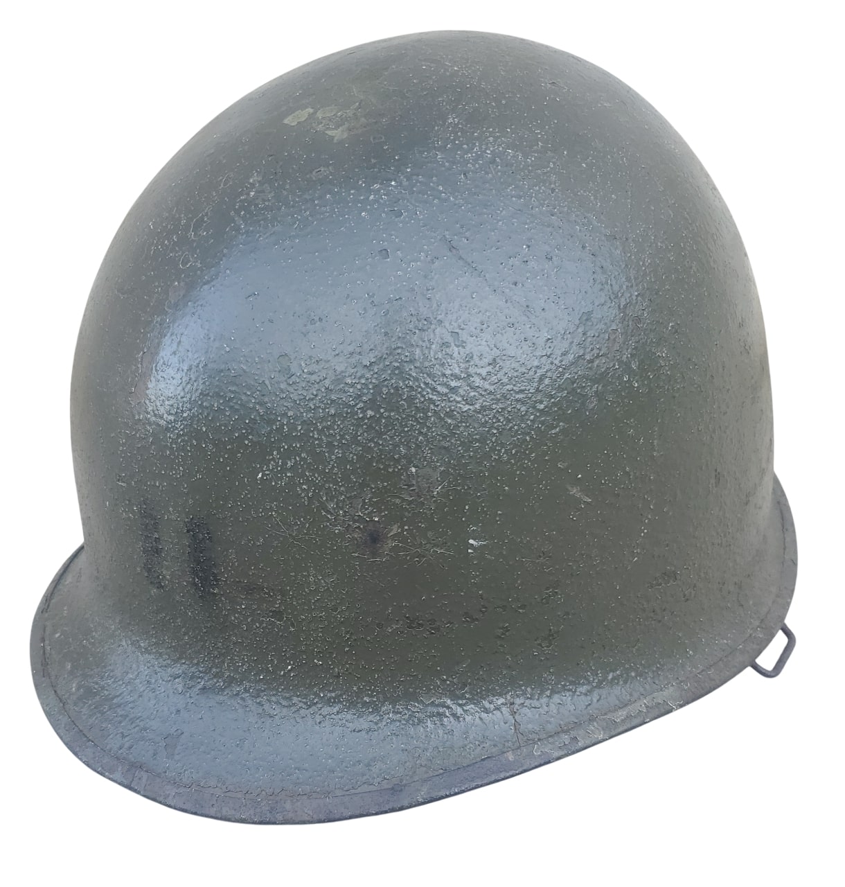 militaria : Coque casque USM1 pattes mobiles capitaine US WW2