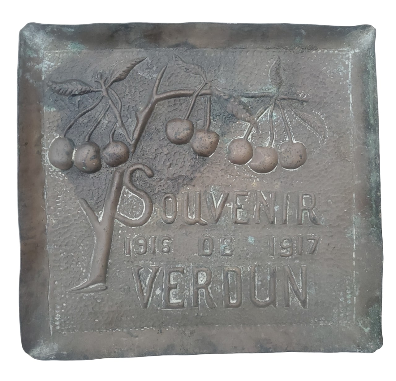 militaria : Plateau souvenir 