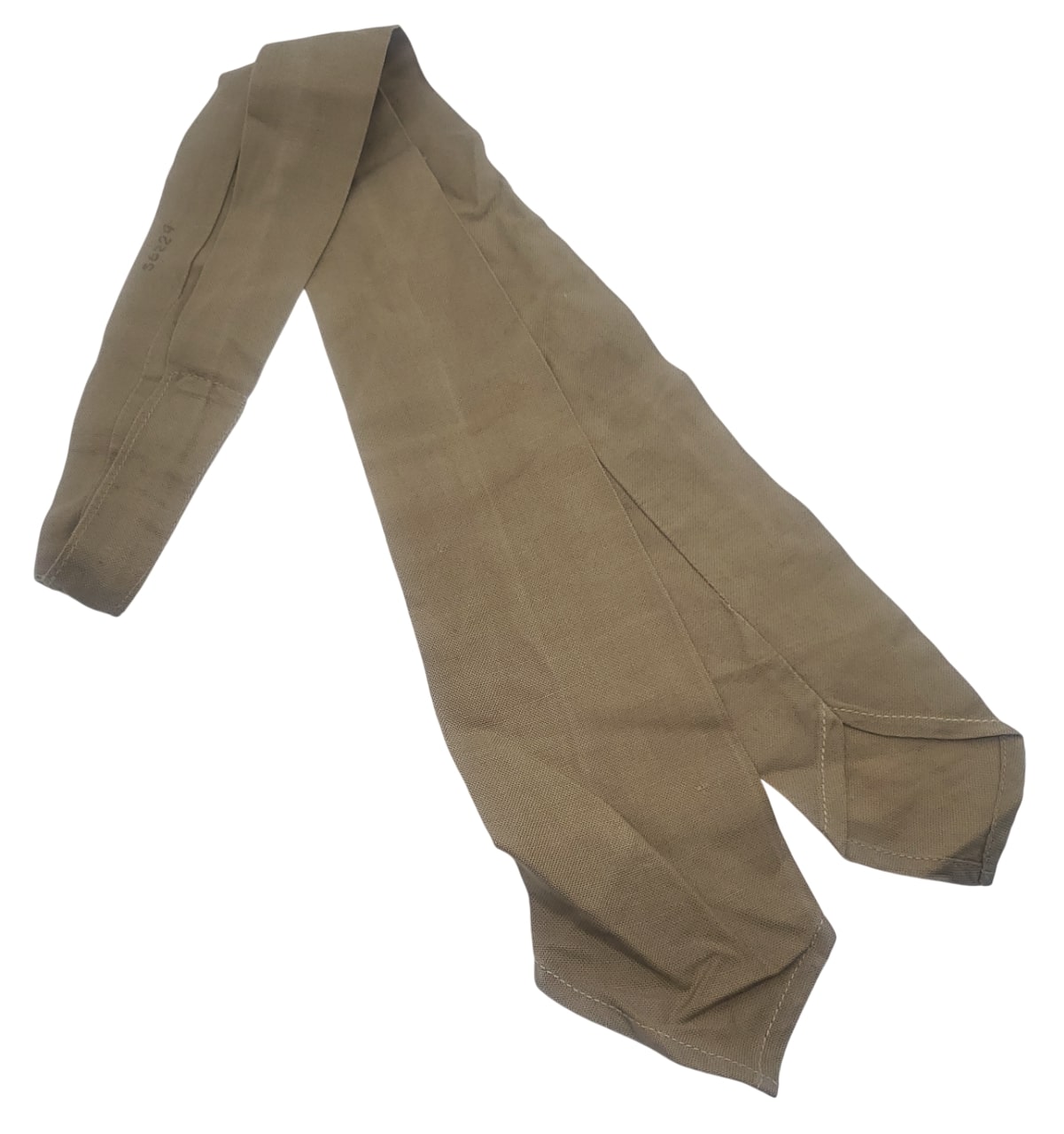 militaria : Cravate toile troupe US WW2