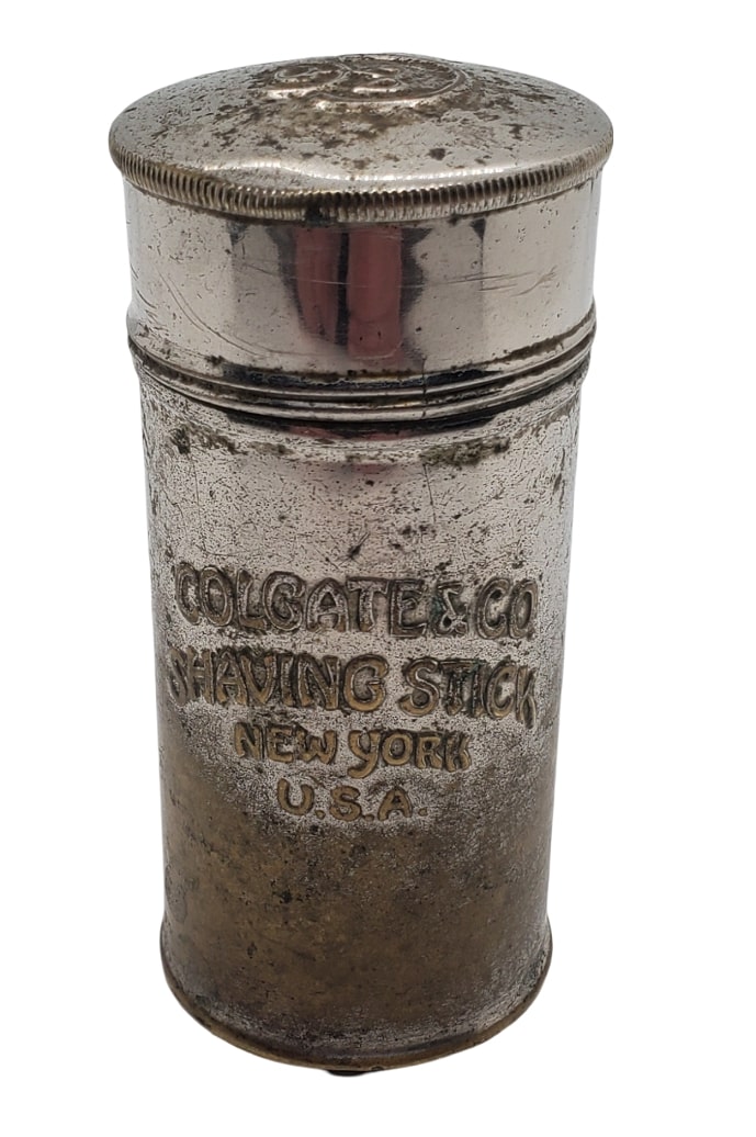 militaria : Boite savon à barbe US WW1/WW2