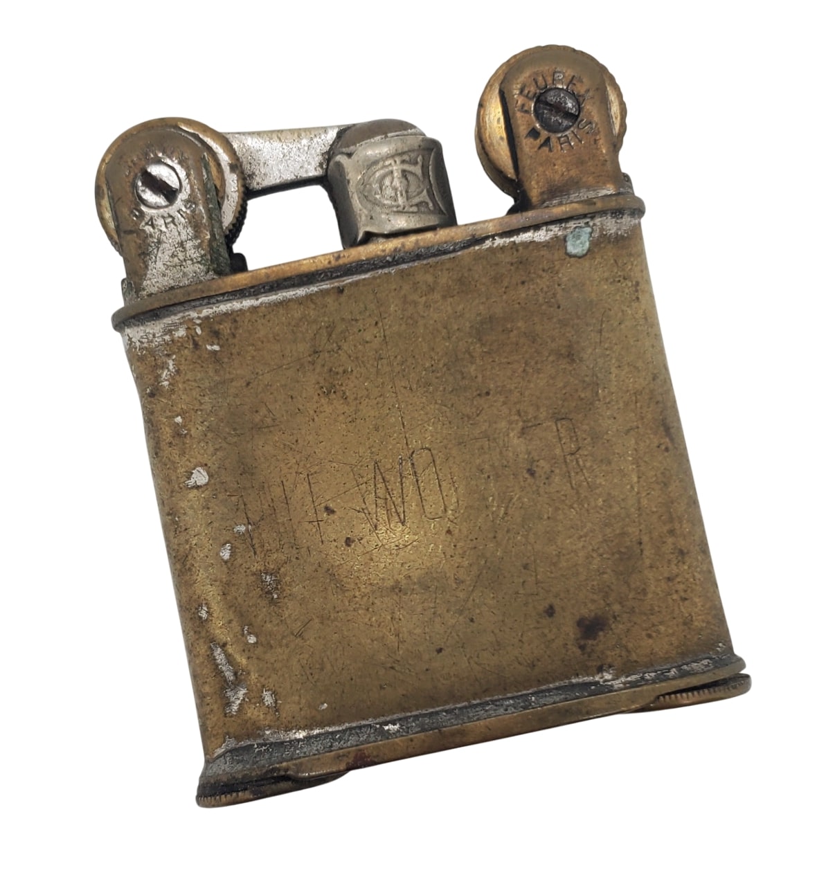 militaria : Briquet gravé US WW1
