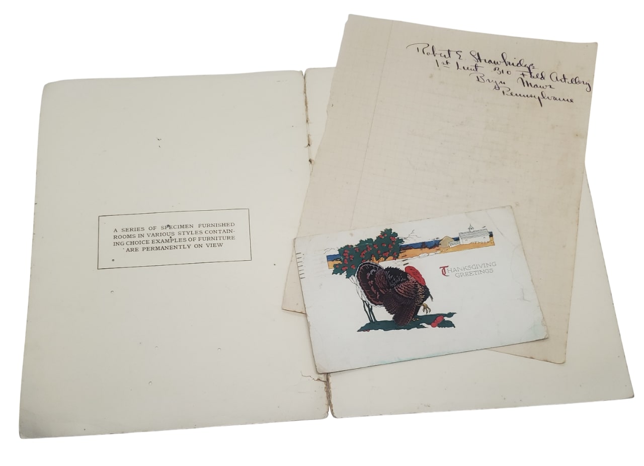 militaria : Lot documents 310 Field Artillery US WW1