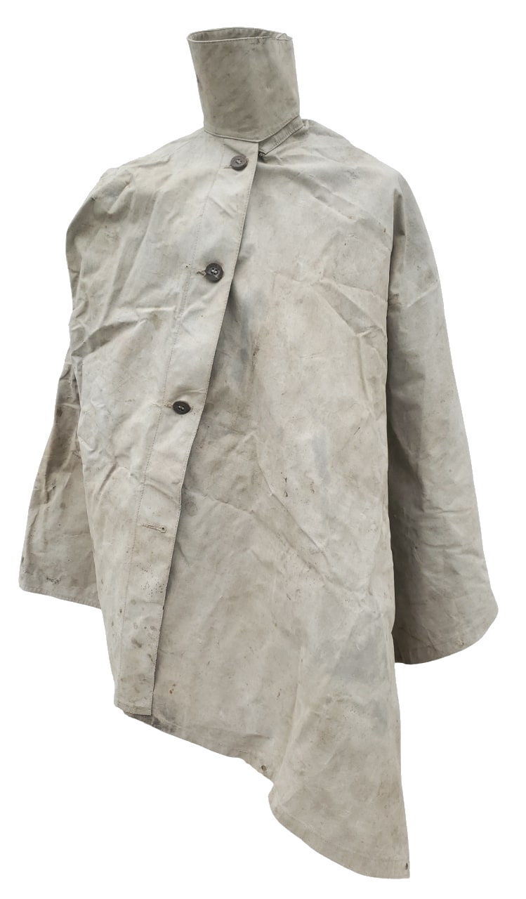 militaria : Poncho caoutchouc troupe GB WW1