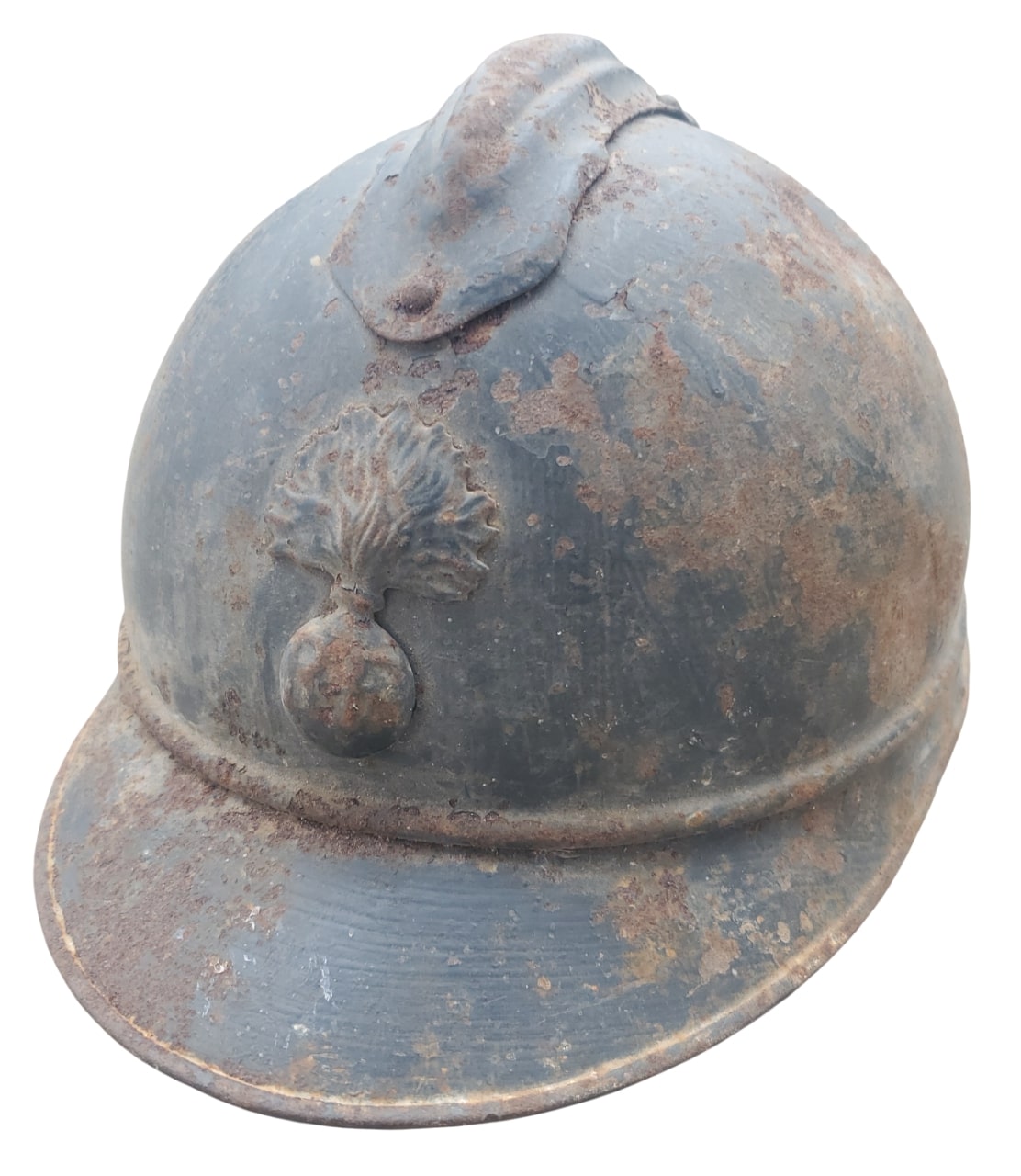 militaria : Casque adrian modèle 1915 FR WW1 intouché