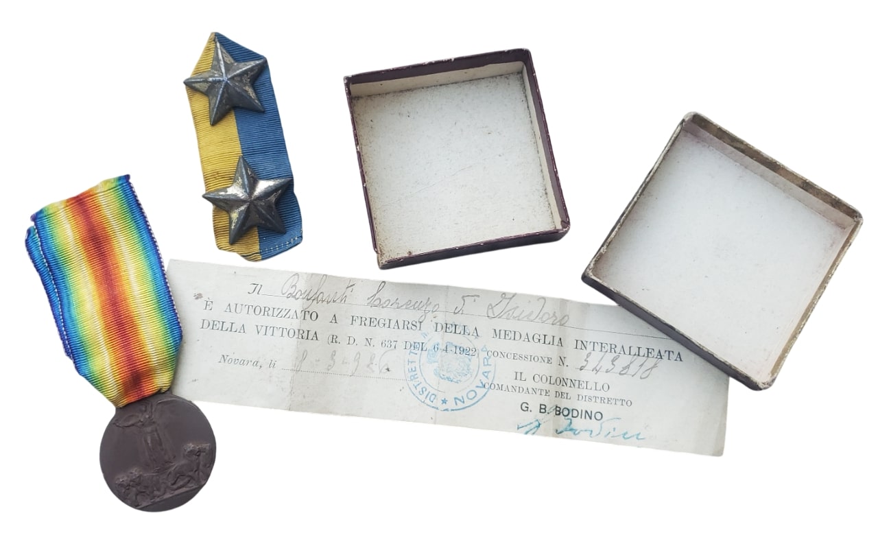 militaria : Grouping décorations Italien WW1