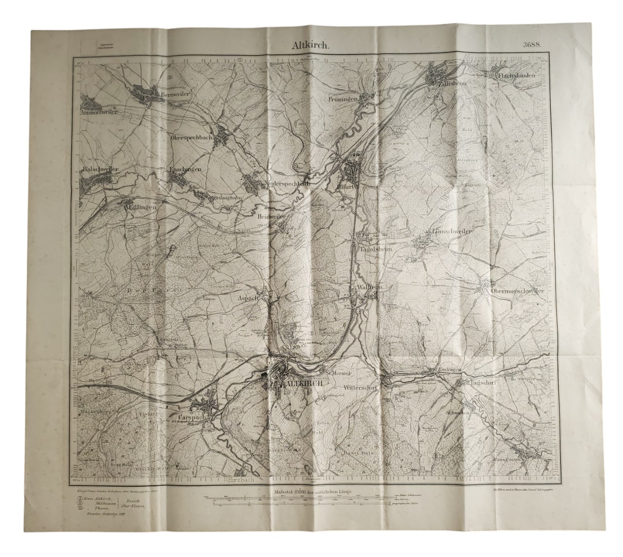 militaria : Carte secteur 