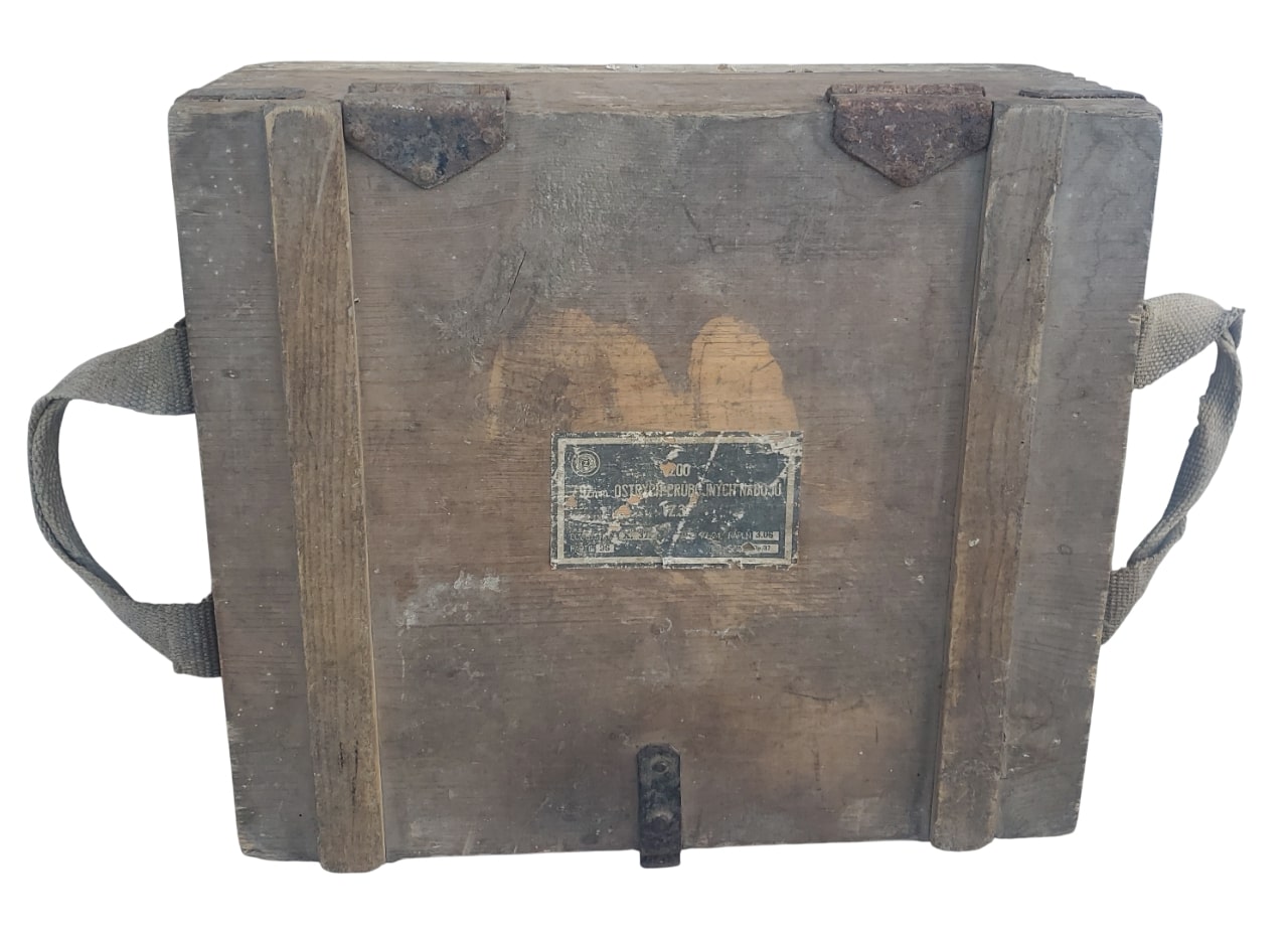 militaria : Caisse bois 7.92mm tchèque réutilisation ALL WW2