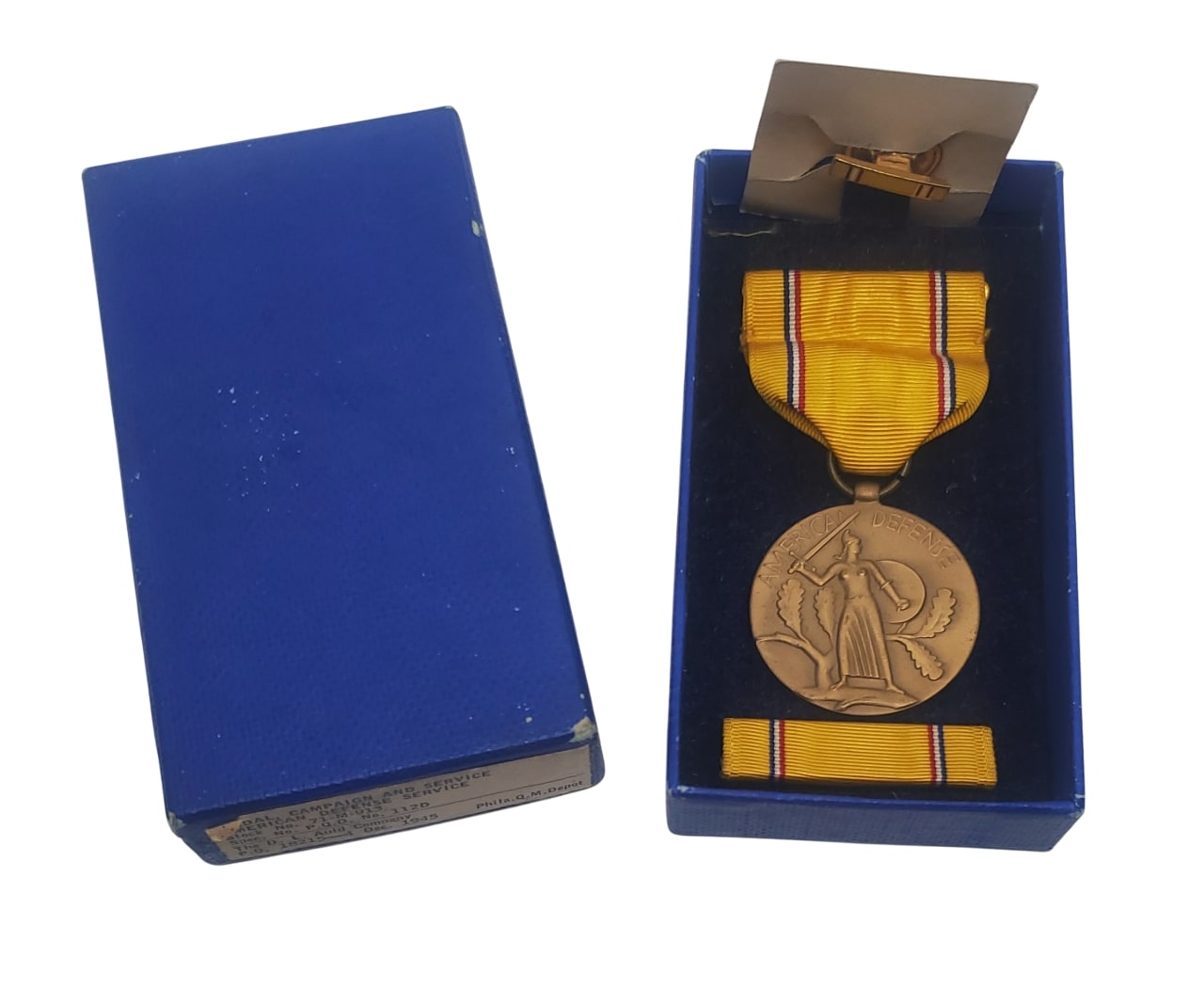 militaria : Médaille American Defense US WW2
