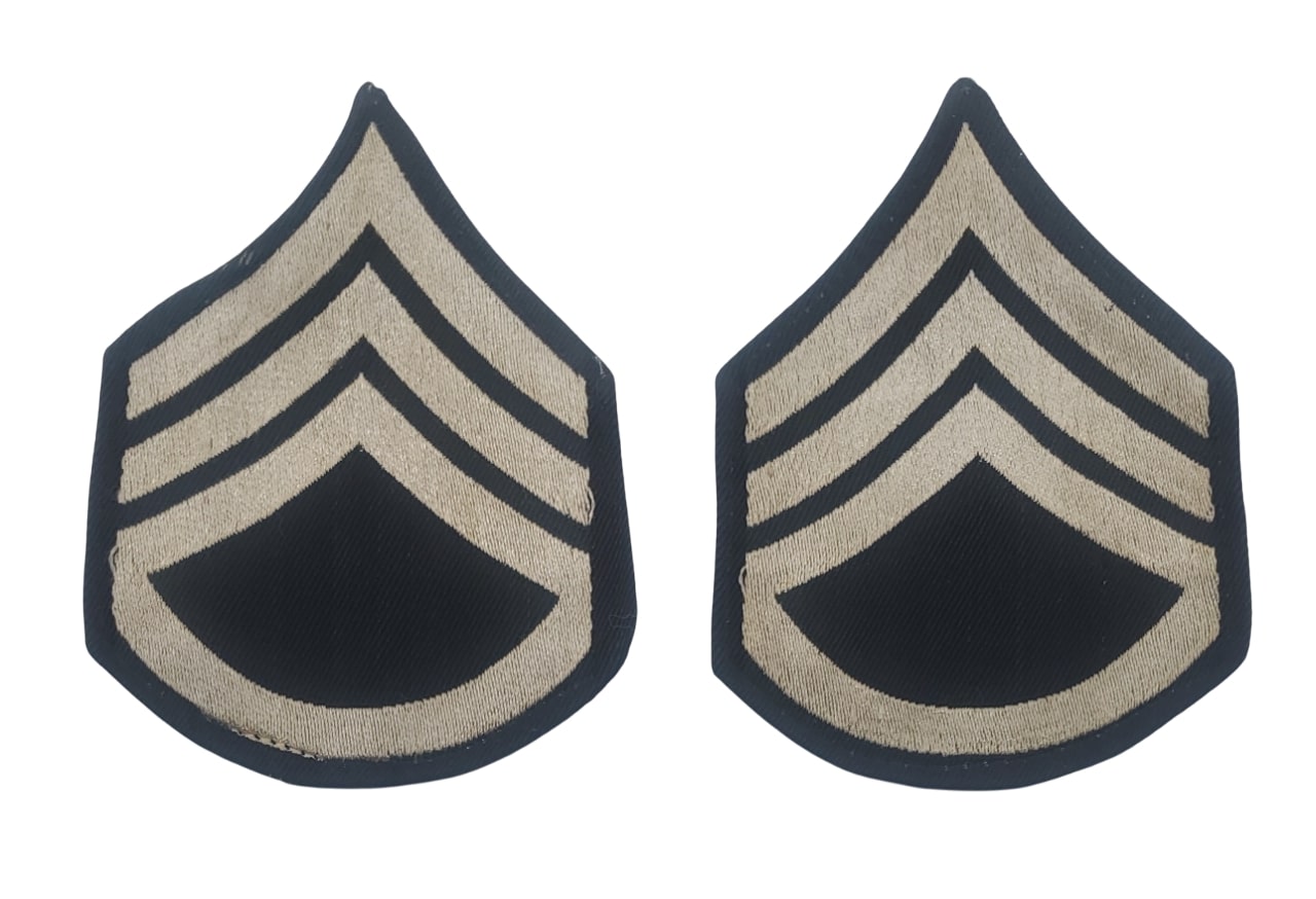 militaria : Paire grades staff sergent  US WW2