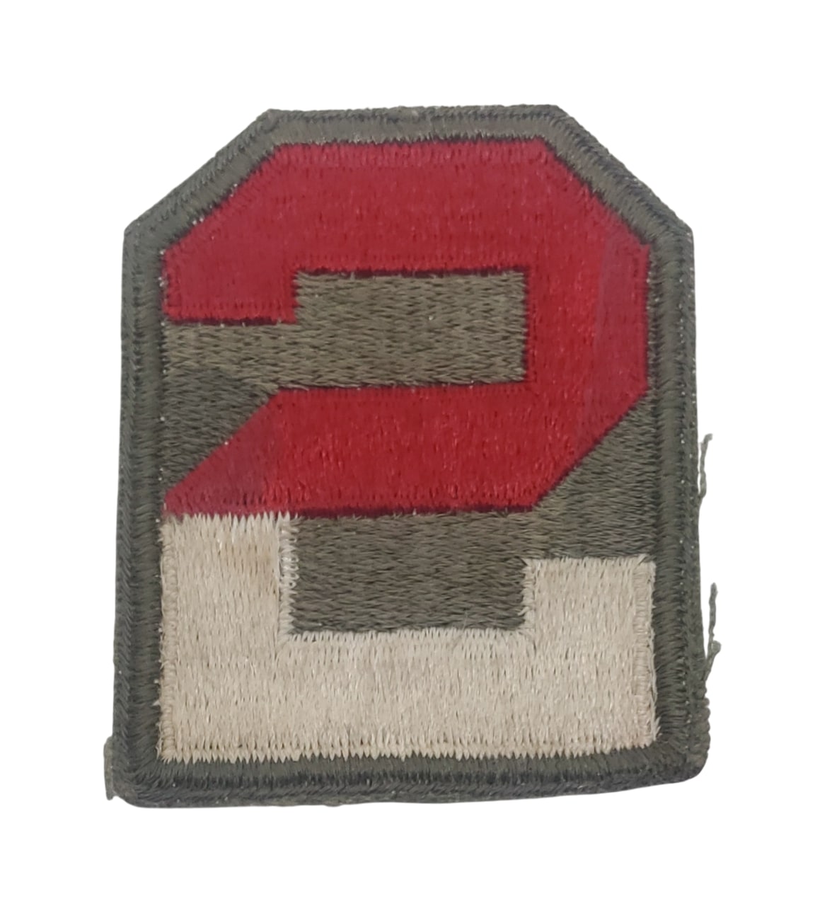 militaria : Patch 2ème armée  US WW2