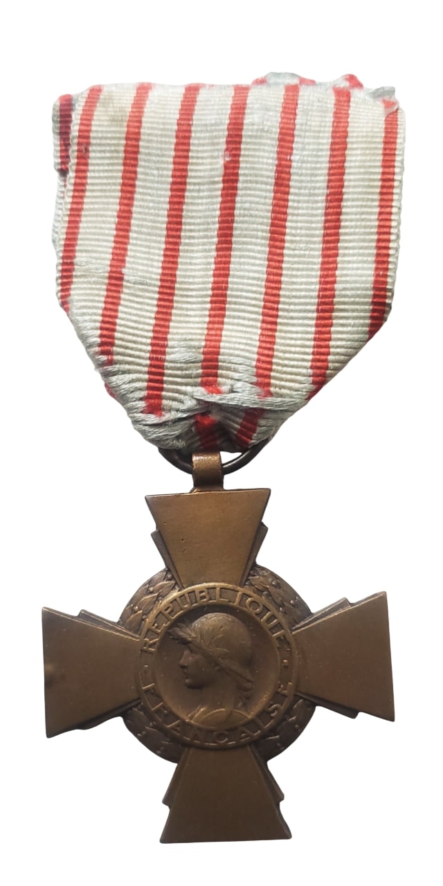 militaria : Médaille croix du combattant FR WW1 - WW2