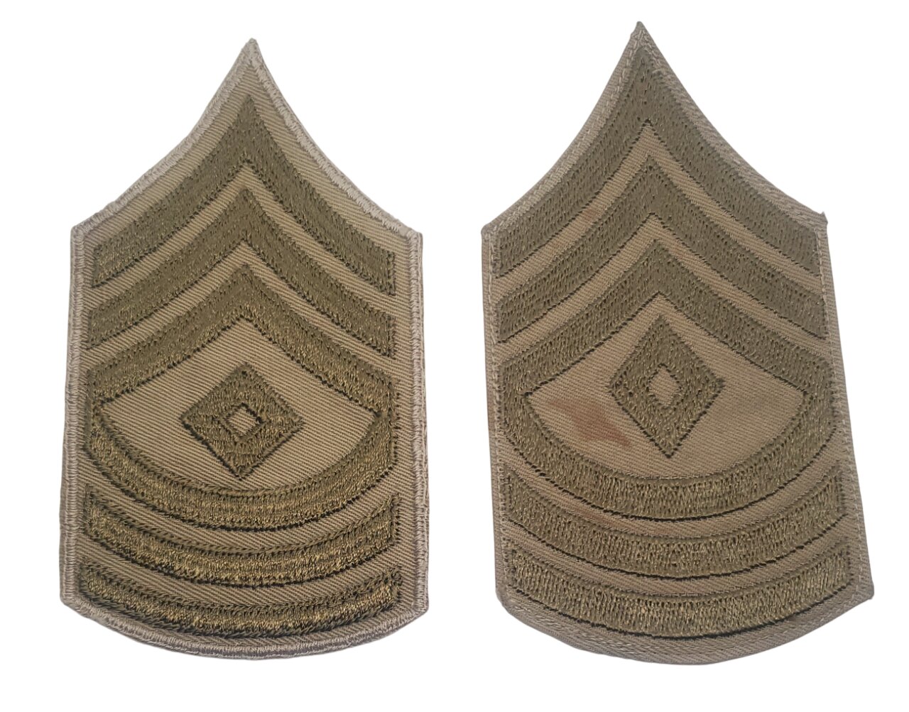 militaria : Paire grades first sergent grade 1 US WW2