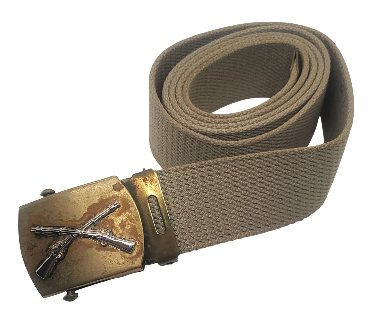 militaria : Ceinture de pantalon officier infanterie US WW2