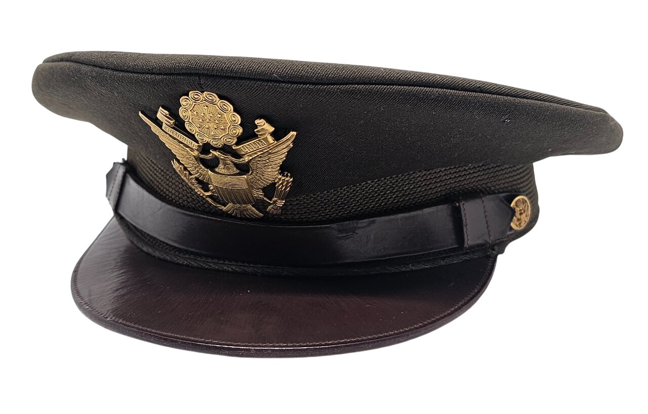 militaria : Casquette de sortie officier US WW2
