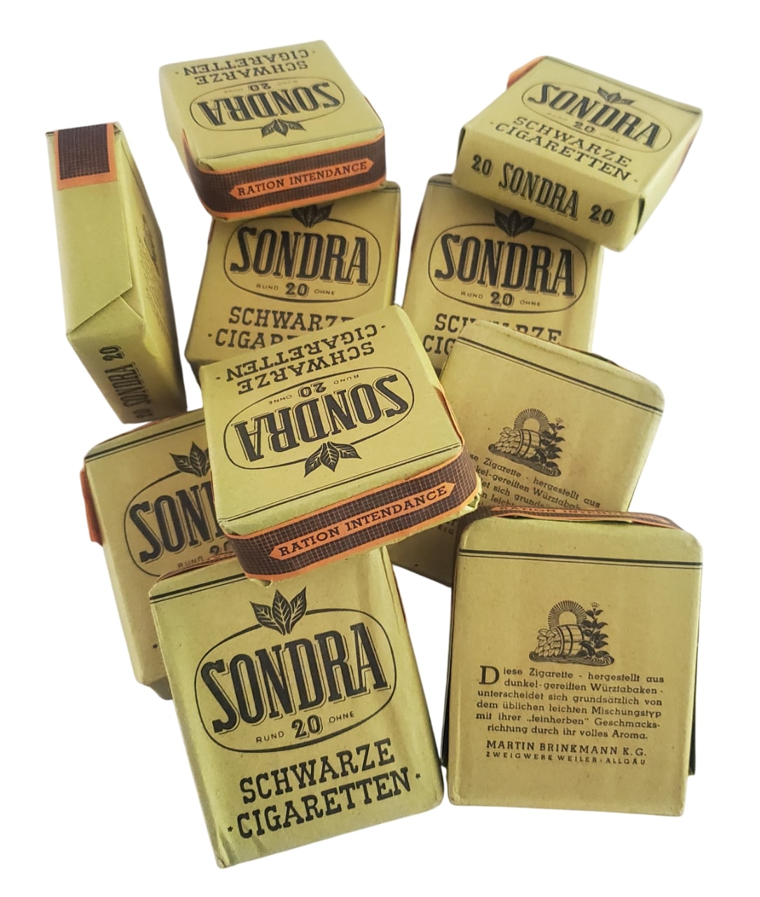 militaria : Paquet 20 cigarettes allemande 