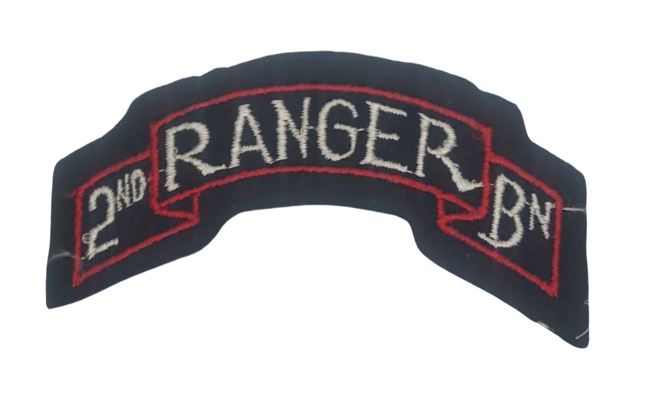militaria : Insigne d'épaule 2nd Ranger Bataillion US WW2