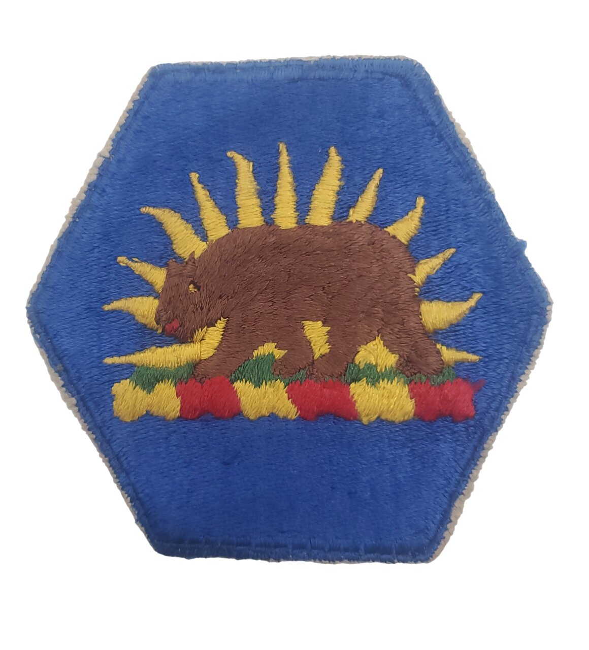 militaria : Patch garde nationale californie WW2