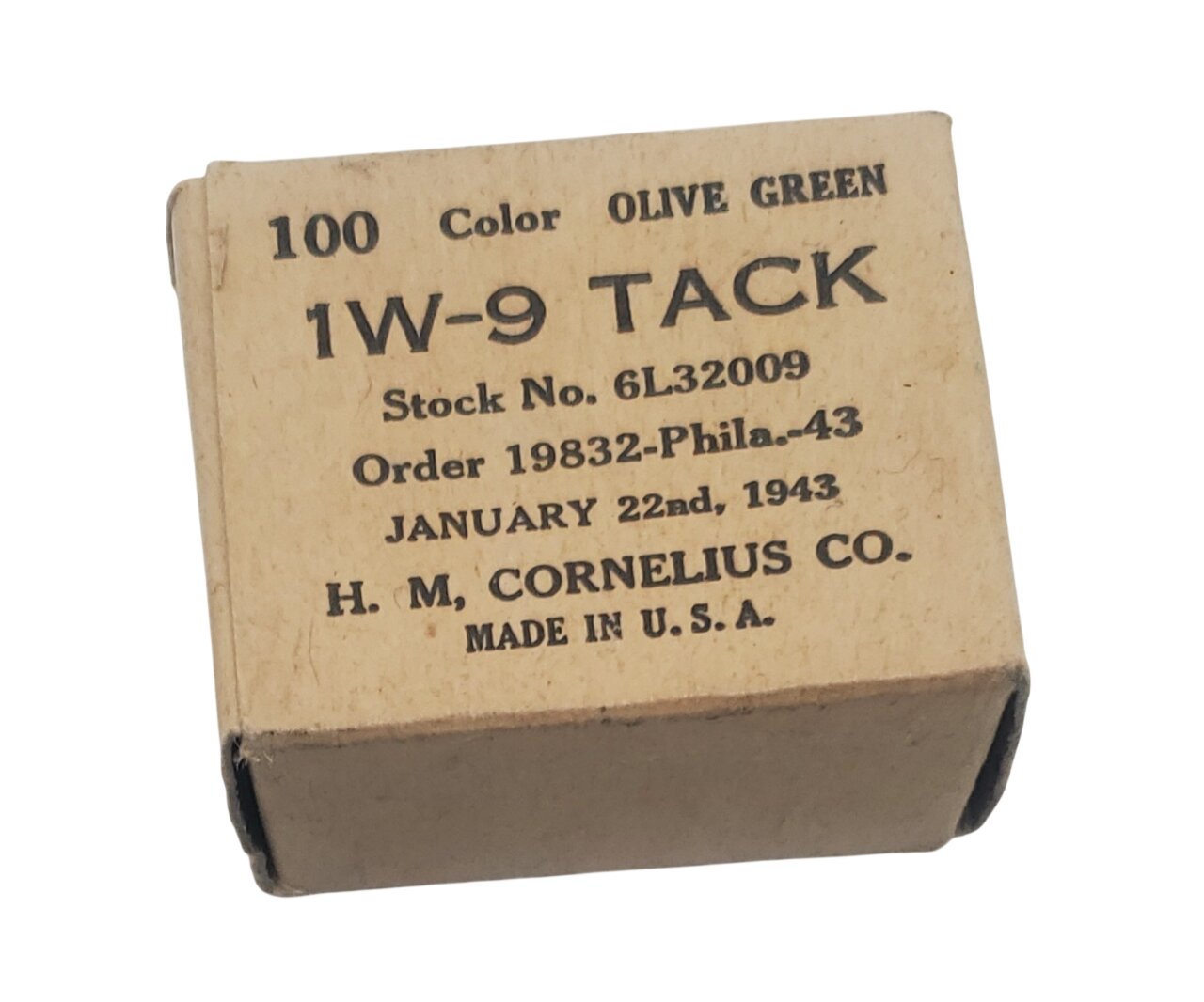 militaria : Boite de punaises US WW2