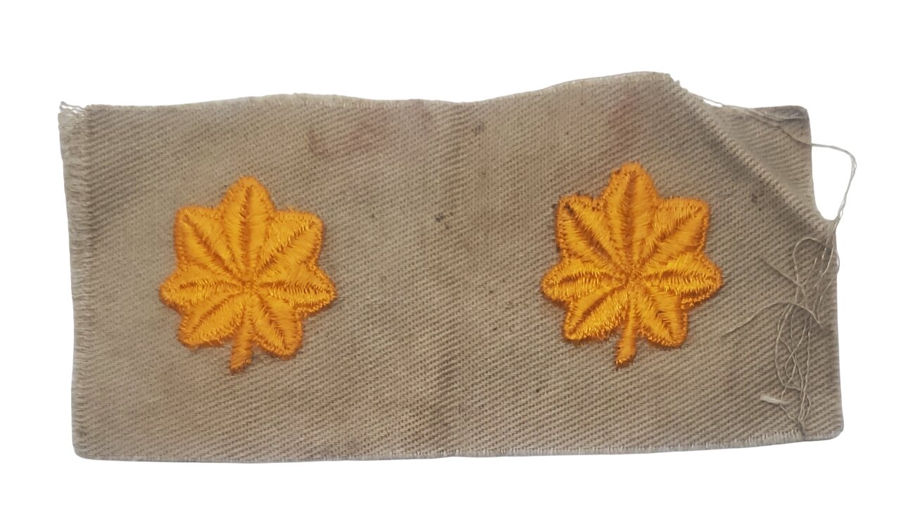 JG Militaria&nbsp;Paire grades brodés major US WW2