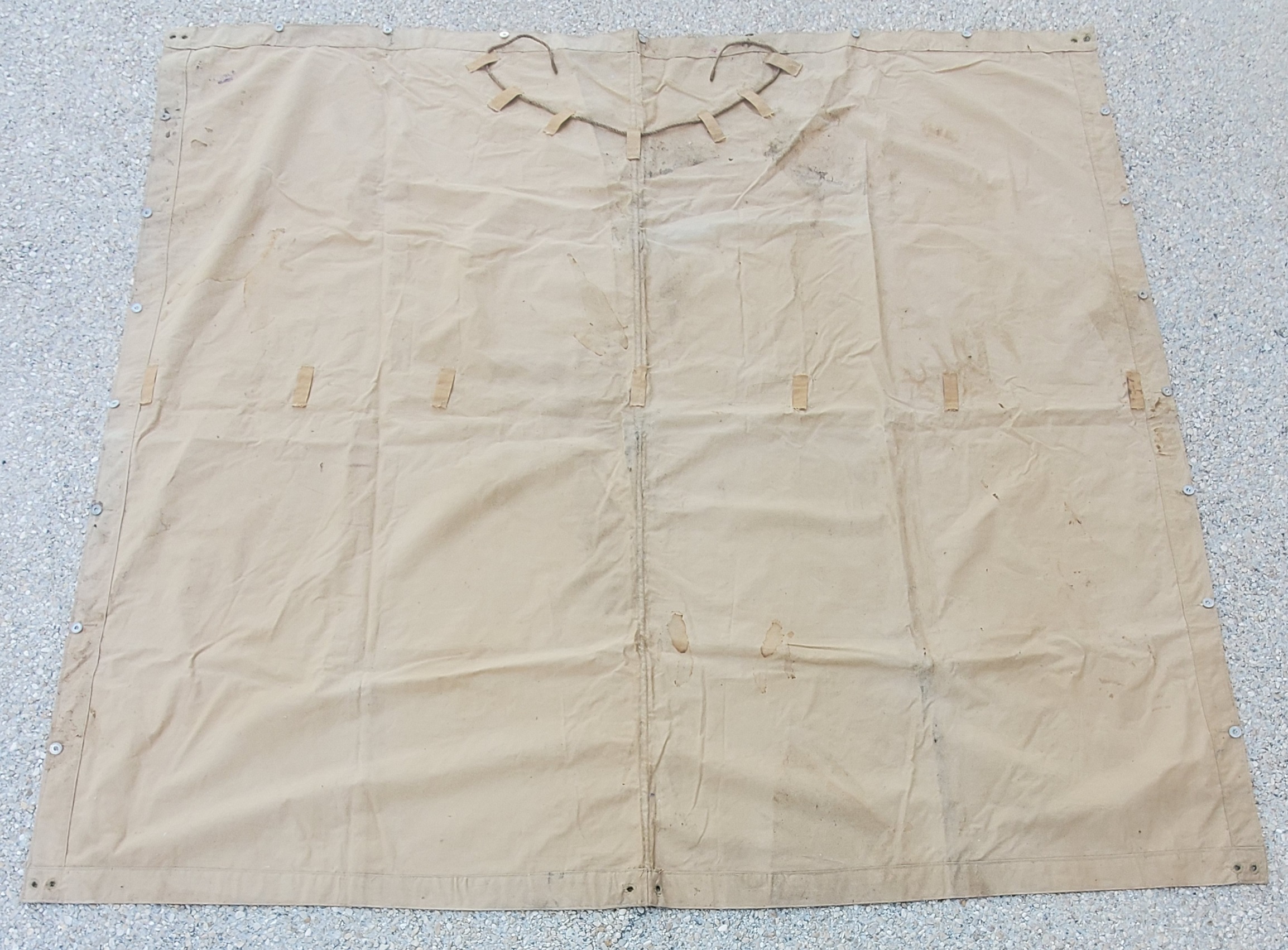 militaria : Toile de tente individuelle modèle 1897-14 FR40