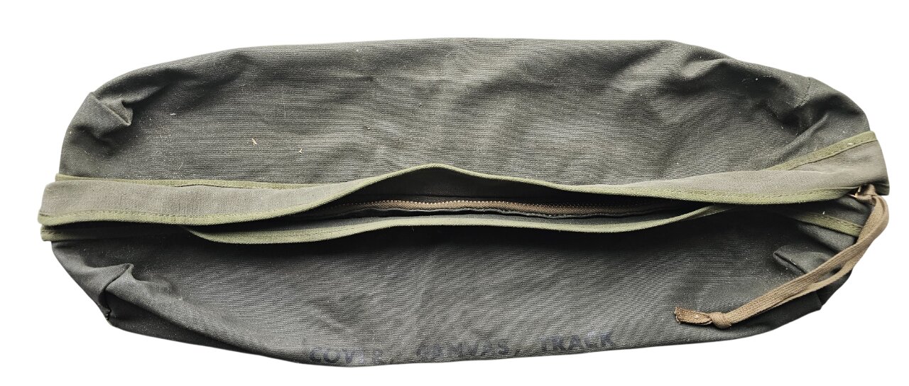 militaria : Housse en toile serre-chaines char sherman US WW2
