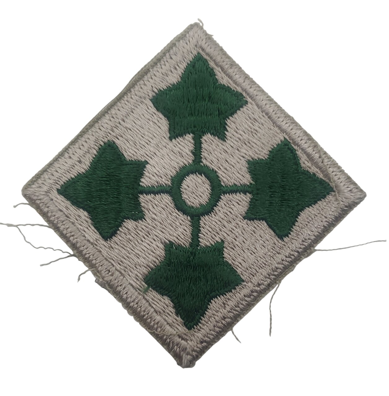 militaria : Patch 4ème Division d'Infanterie US WW2