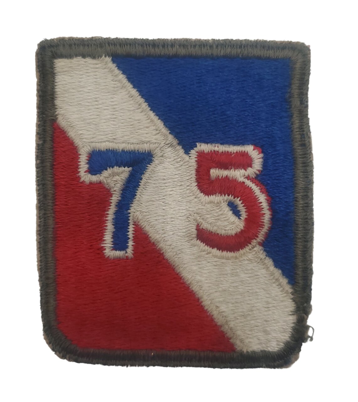 militaria : Patch 75ème Division d'Infanterie US WW2