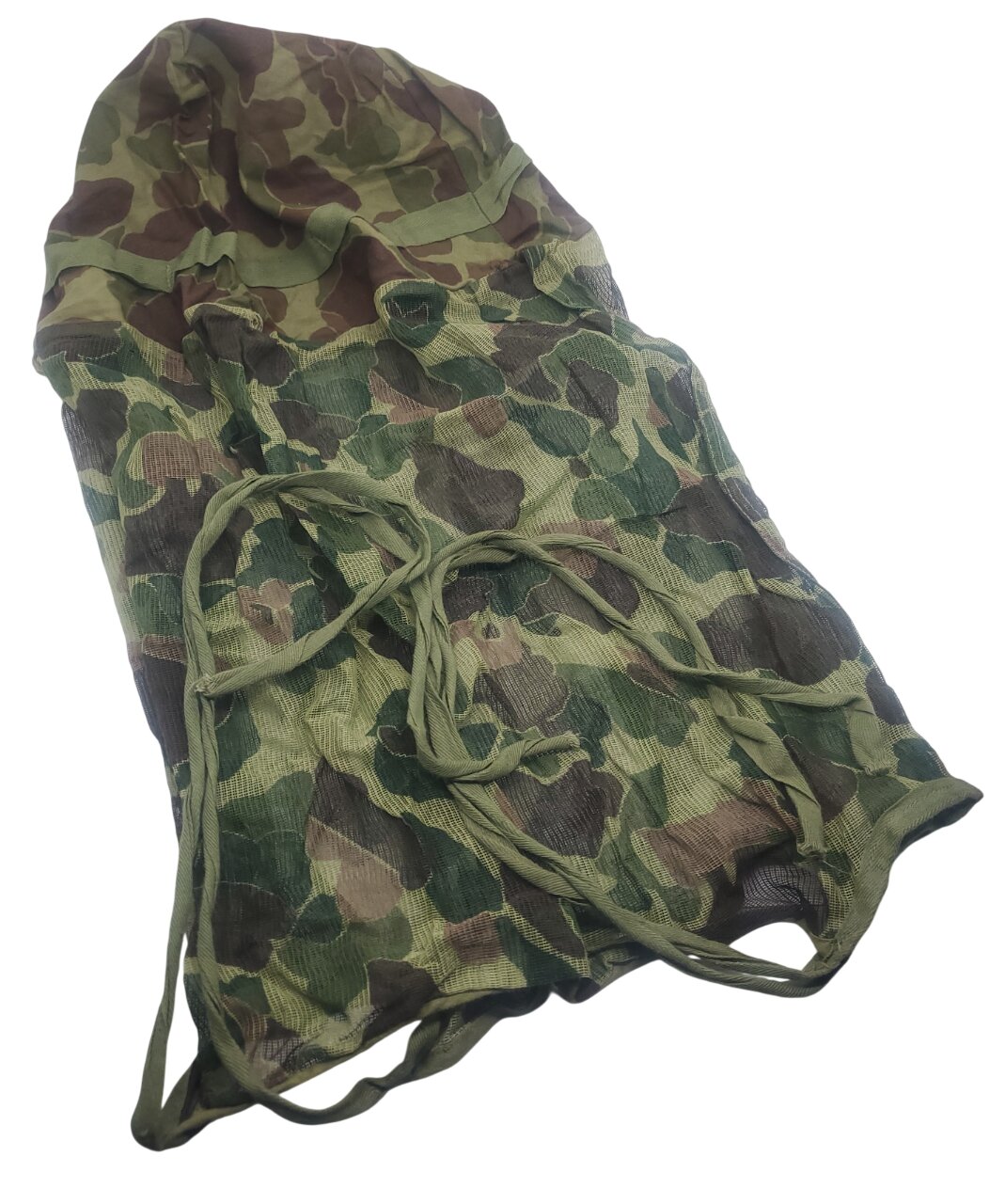 militaria : Couvre-casque moustiquaire USMC WW2