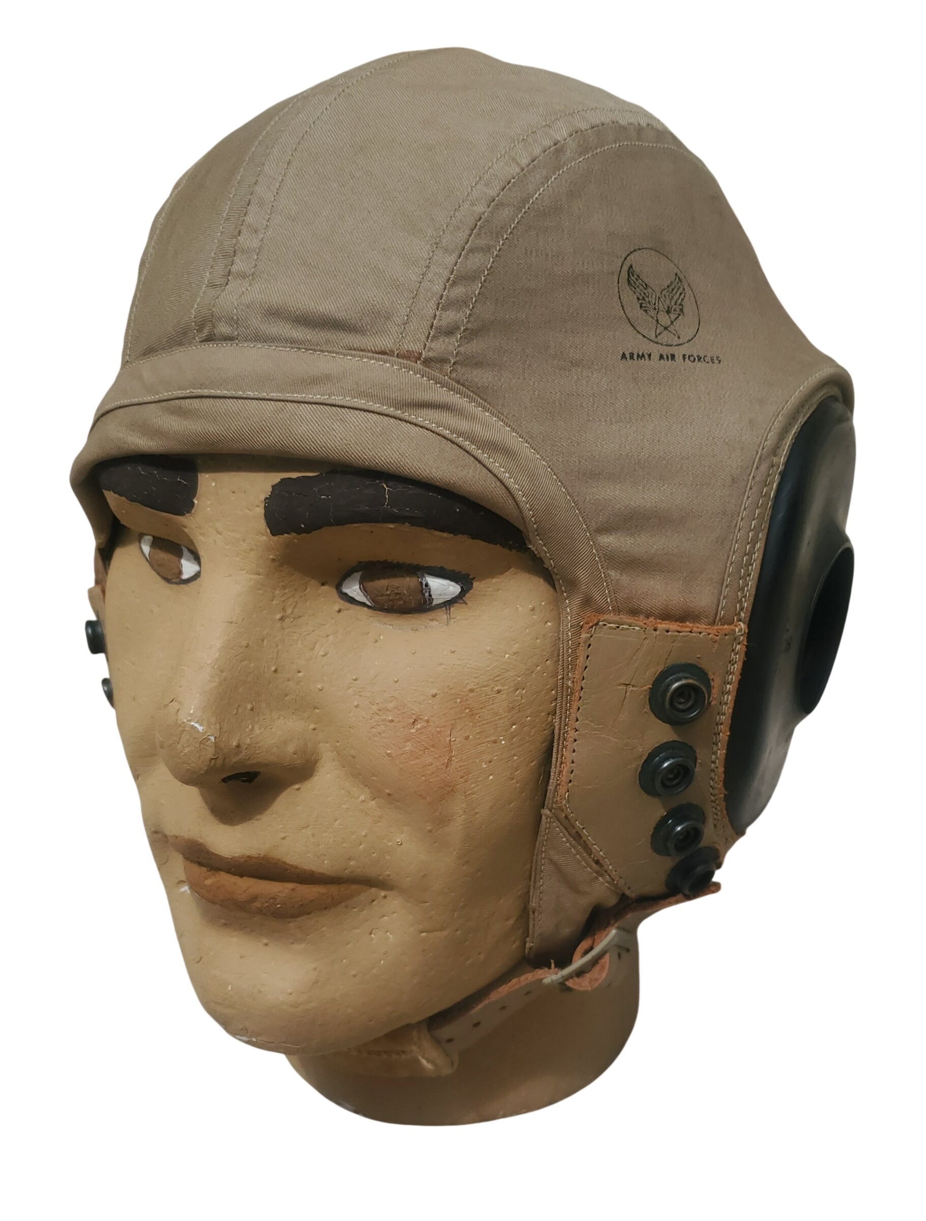 militaria : Bonnet de vol AN-H-15 USAAF US WW2