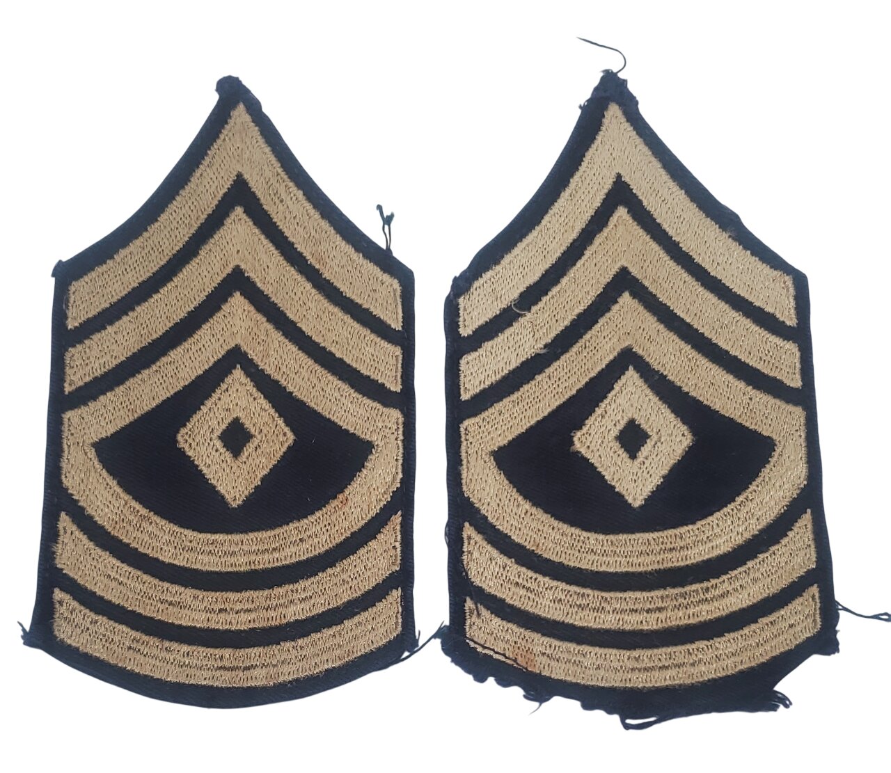 militaria : Paire grades first sergent grade 1 US WW2