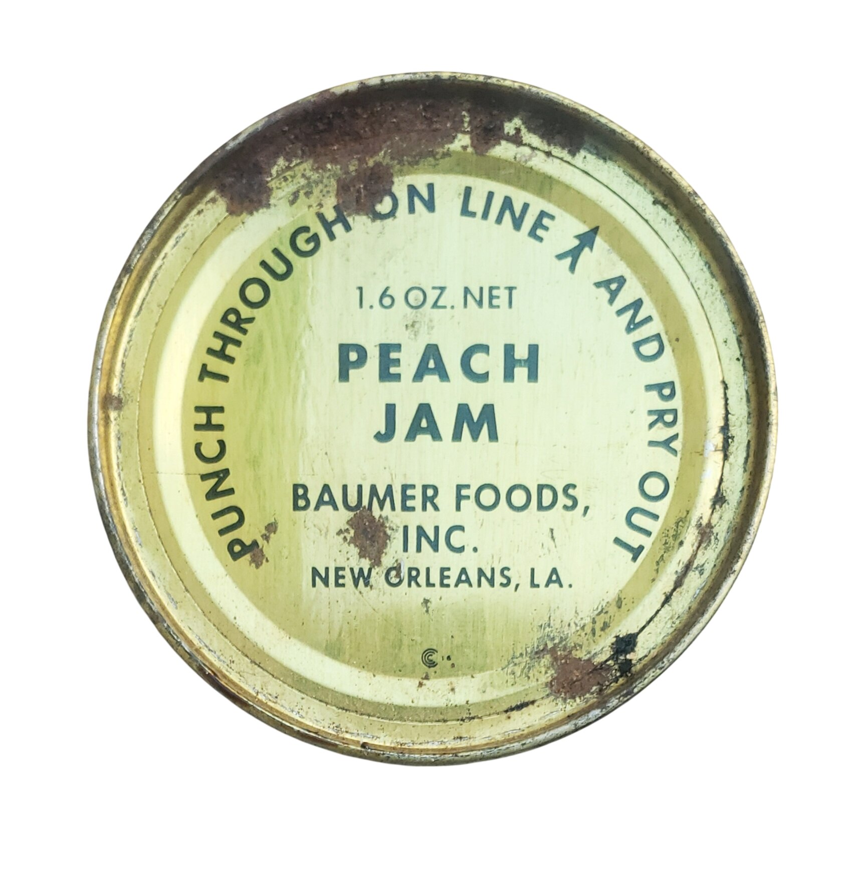 militaria : boite ration confiture Ten In One US WW2