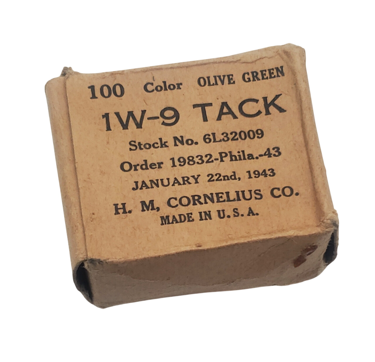 militaria : Boite de punaises US WW2