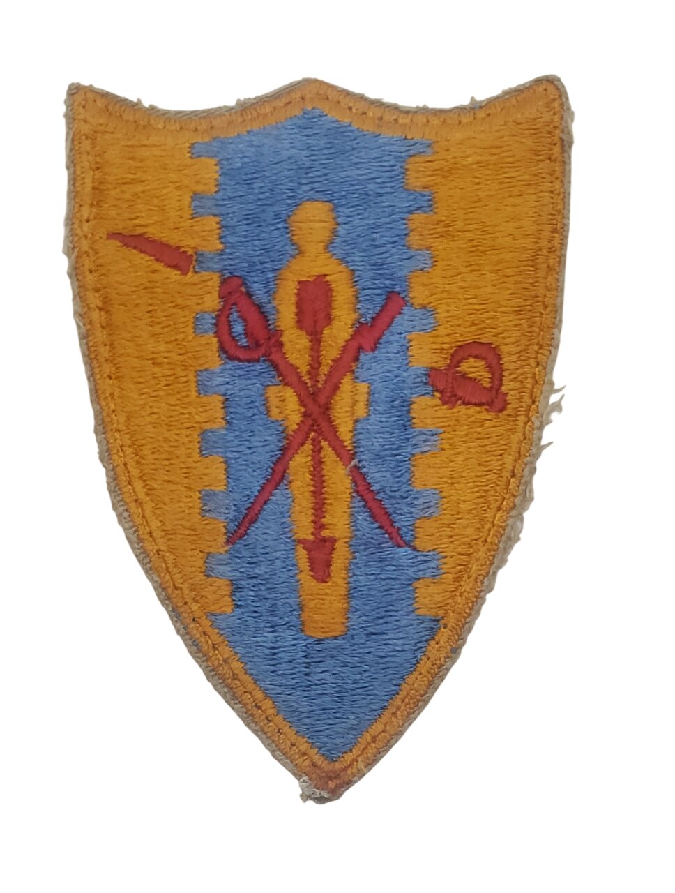 militaria : Patch 4ème régiment de cavalerie US WW2