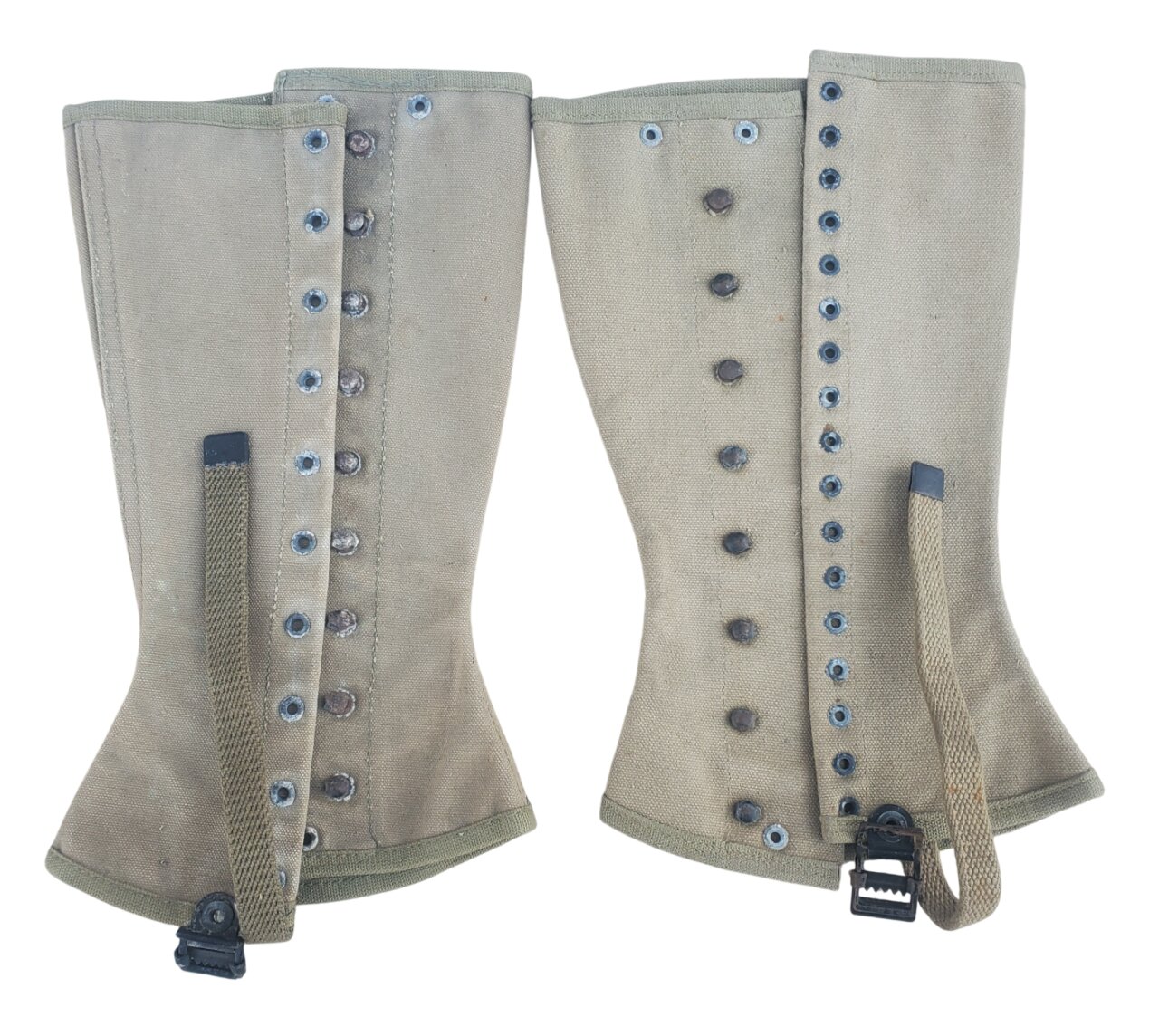 militaria : Paire de guêtres modèle 1938 2R US WW2