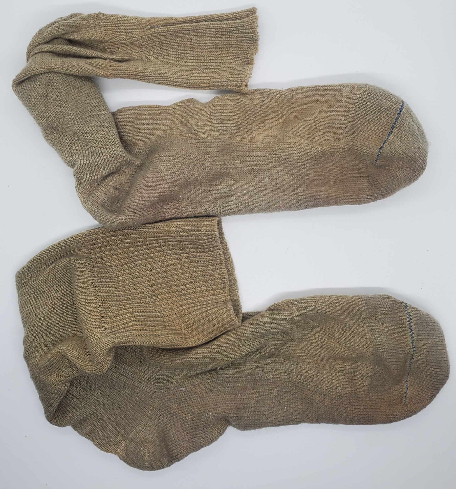 militaria : Paire chaussettes US WW2